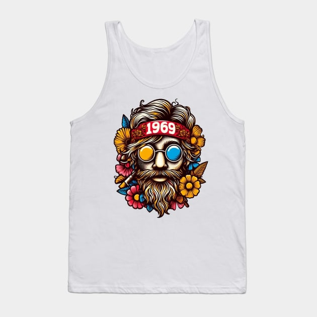 hippie woodstock 1969 Tank Top by Anthony88